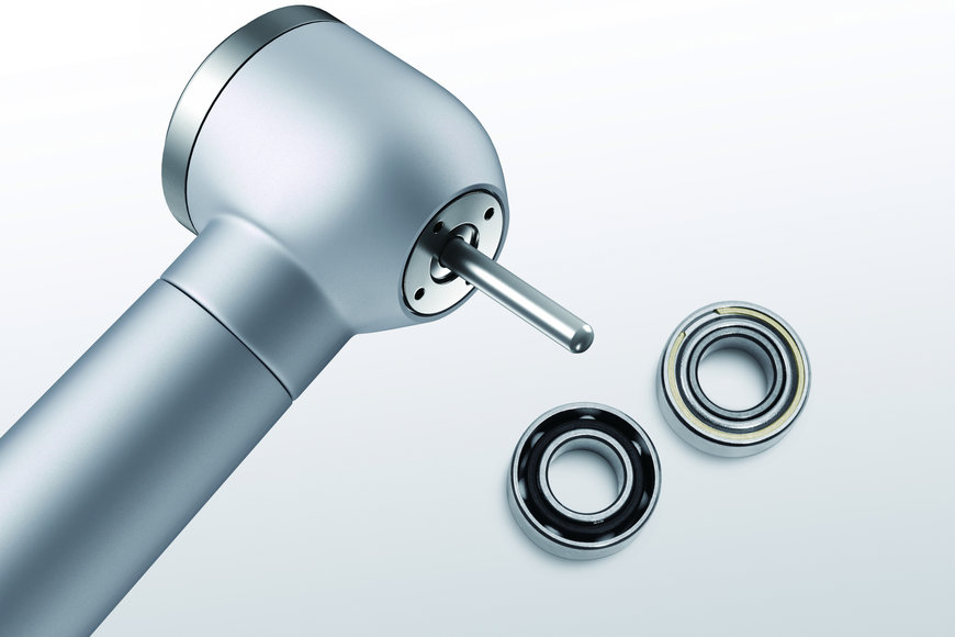 Miniature precision bearings for dental drills